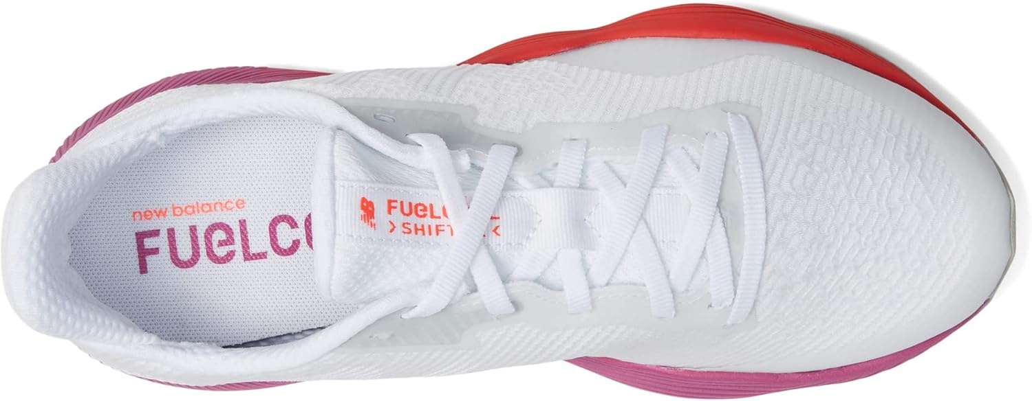 image:imageNew Balance Womens FuelCell Rebel Tr V1WhiteMagenta PopElectric Red