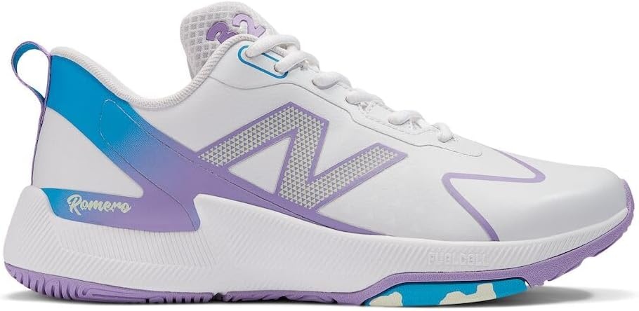 image:imageNew Balance Womens FuelCell Romero Duo TrainerWhitePurple FadeCoastal Blue
