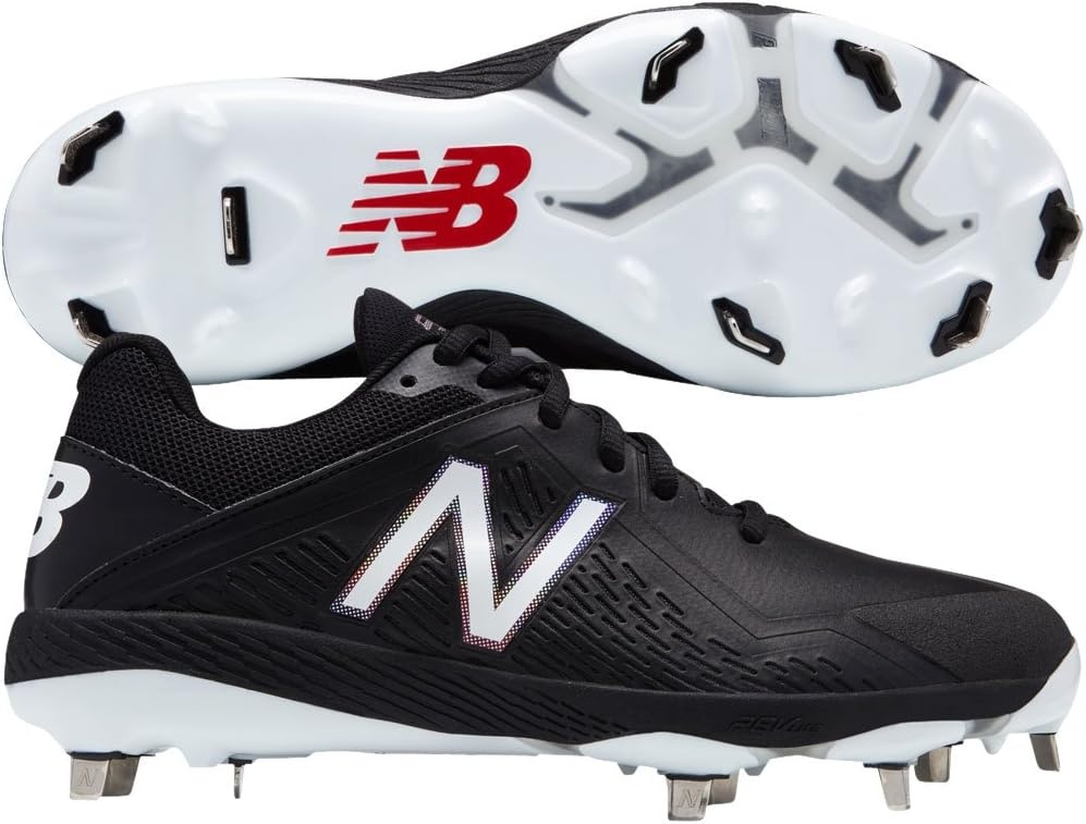 image:imageNew Balance Womens Fuse V1 Metal Softball ShoesBlackWhite