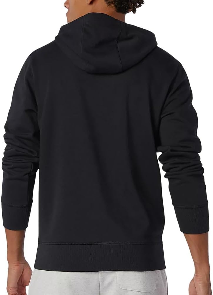 image:imageNew Balance mens Nb Essentials Stacked Logo Pullover HoodieBlack