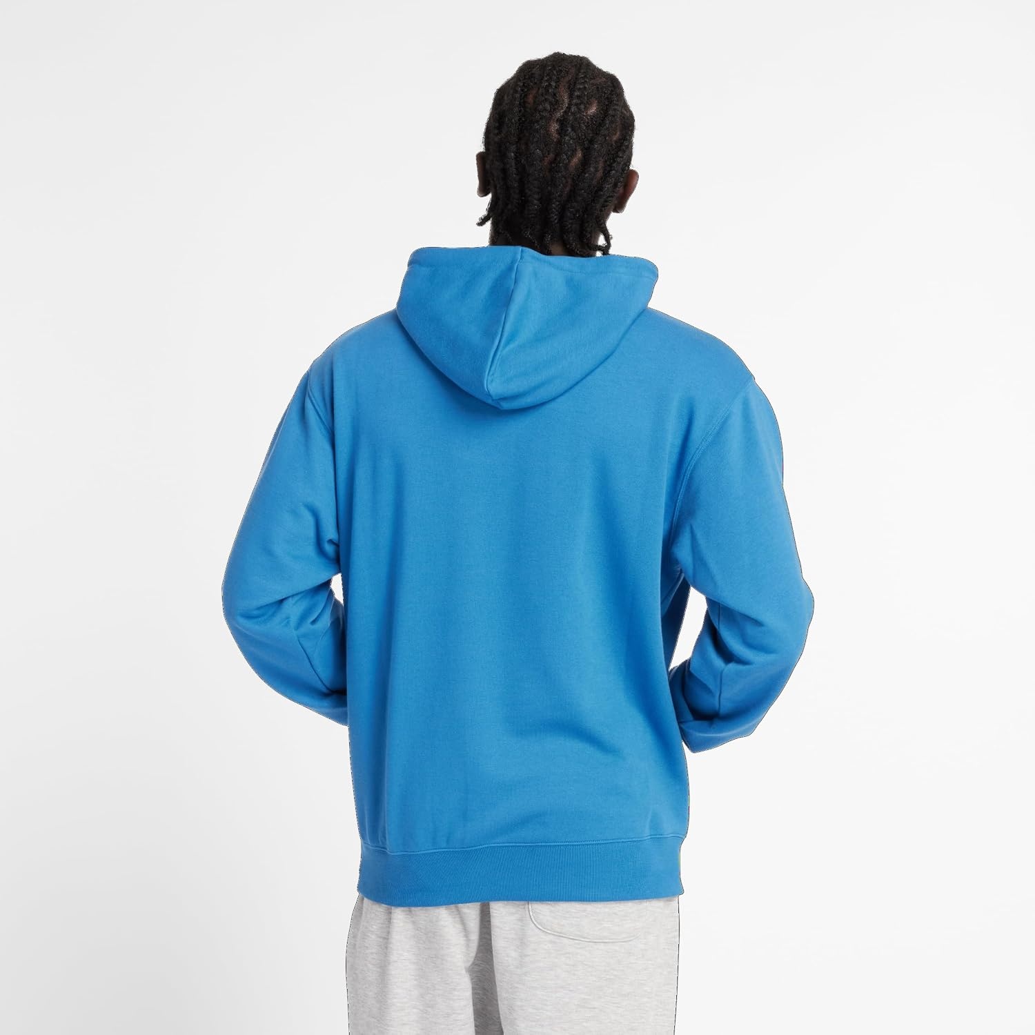image:imageNew Balance mens Nb Essentials Stacked Logo Pullover HoodieBlue Agate