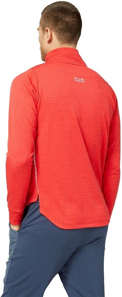 image:imageNew Balance mens Nb Heat Grid Half Zip 22True Red Heather