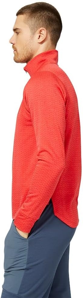 image:imageNew Balance mens Nb Heat Grid Half Zip 22True Red Heather