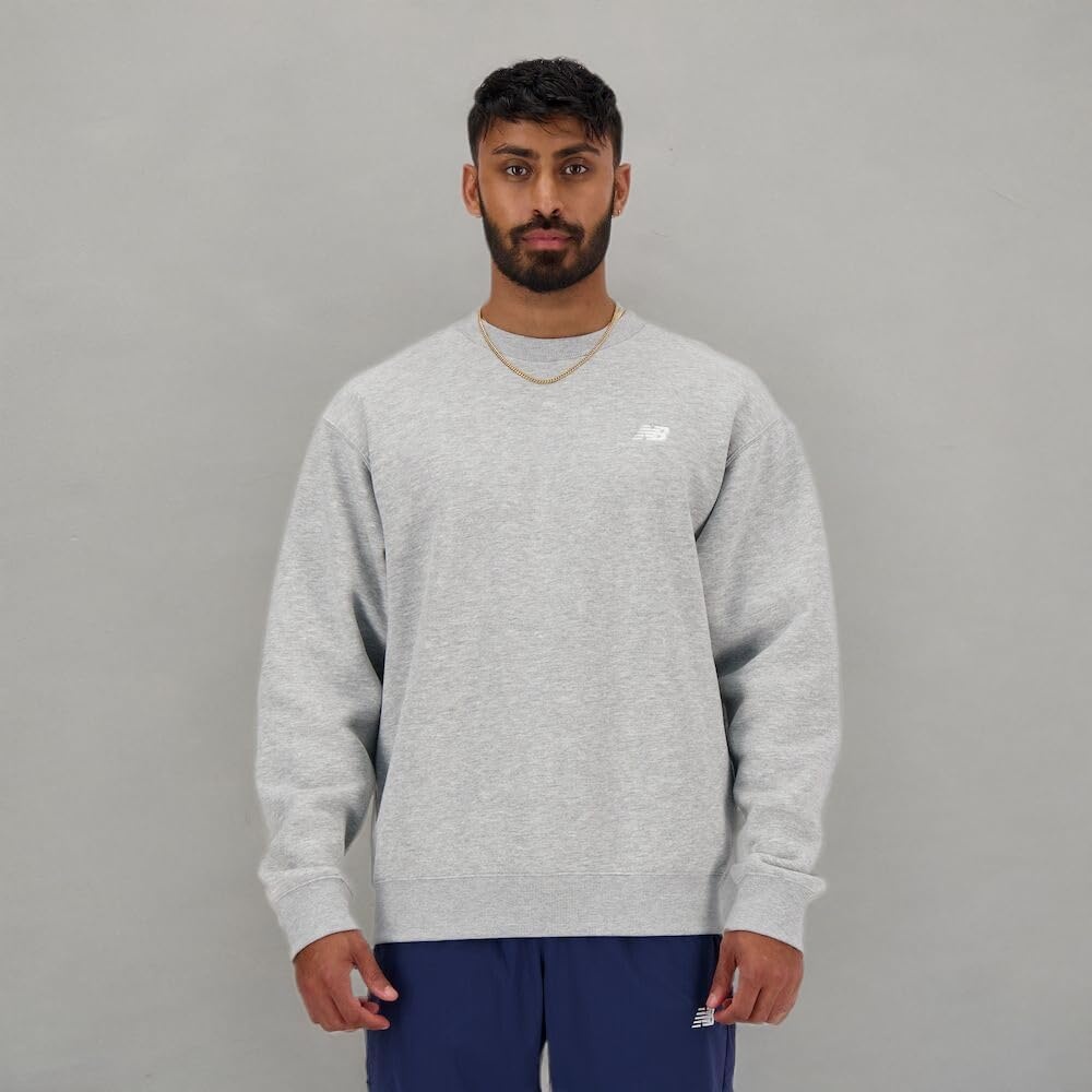 image:imageNew Balance mens Sport Essentials Fleece CrewAthletic Grey
