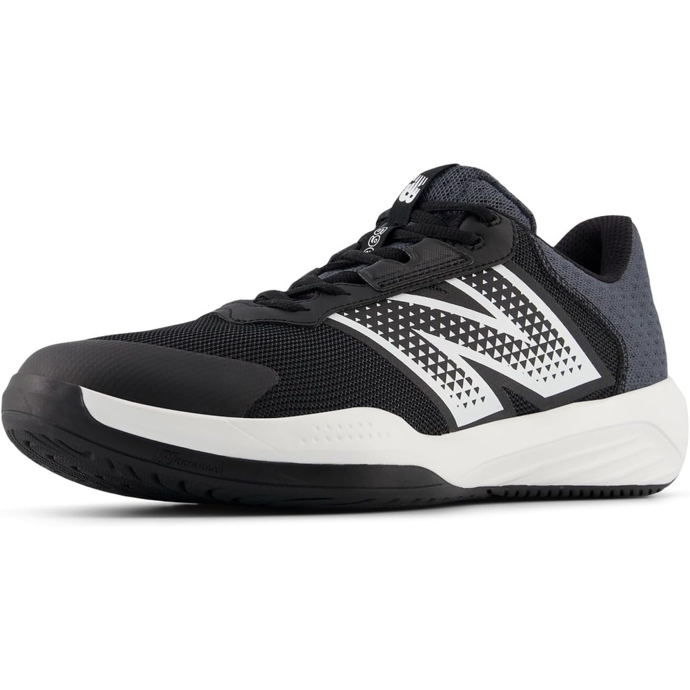 image:imageNew Balance Mens 696 V4 Hard Court Tennis ShoeBlackWhite