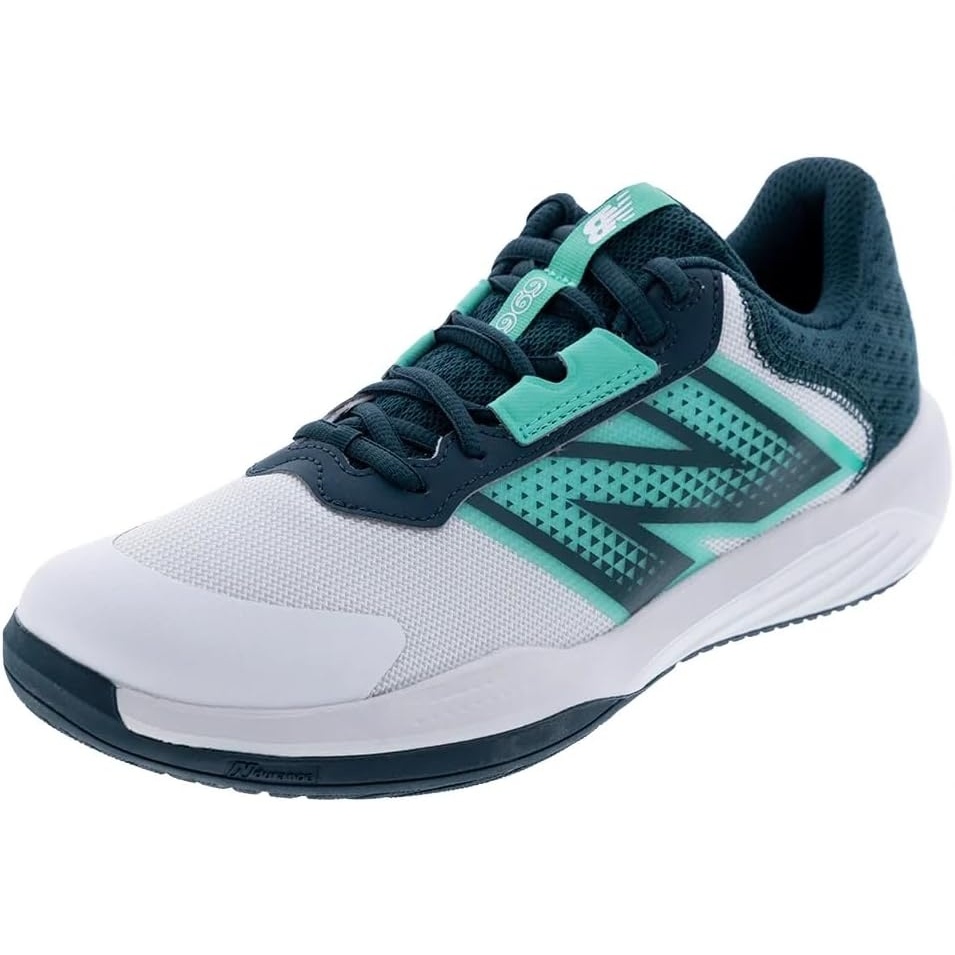 image:imageNew Balance Mens 696 V4 Hard Court Tennis ShoeNb 102 WhiteMedusa Green