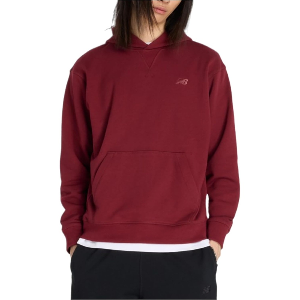 image:imageNew Balance Mens Athletics French Terry HoodieMonarch Burgundy
