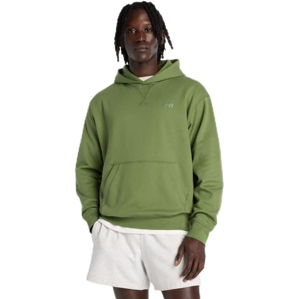 image:imageNew Balance Mens Athletics French Terry HoodieUtility Green