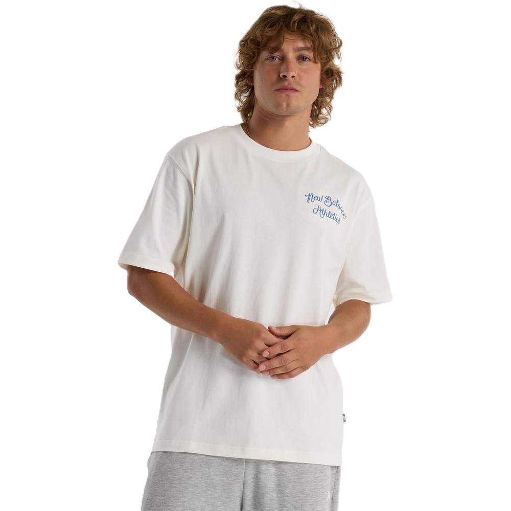image:imageNew Balance Mens Athletics Relaxed League TShirtSea Salt