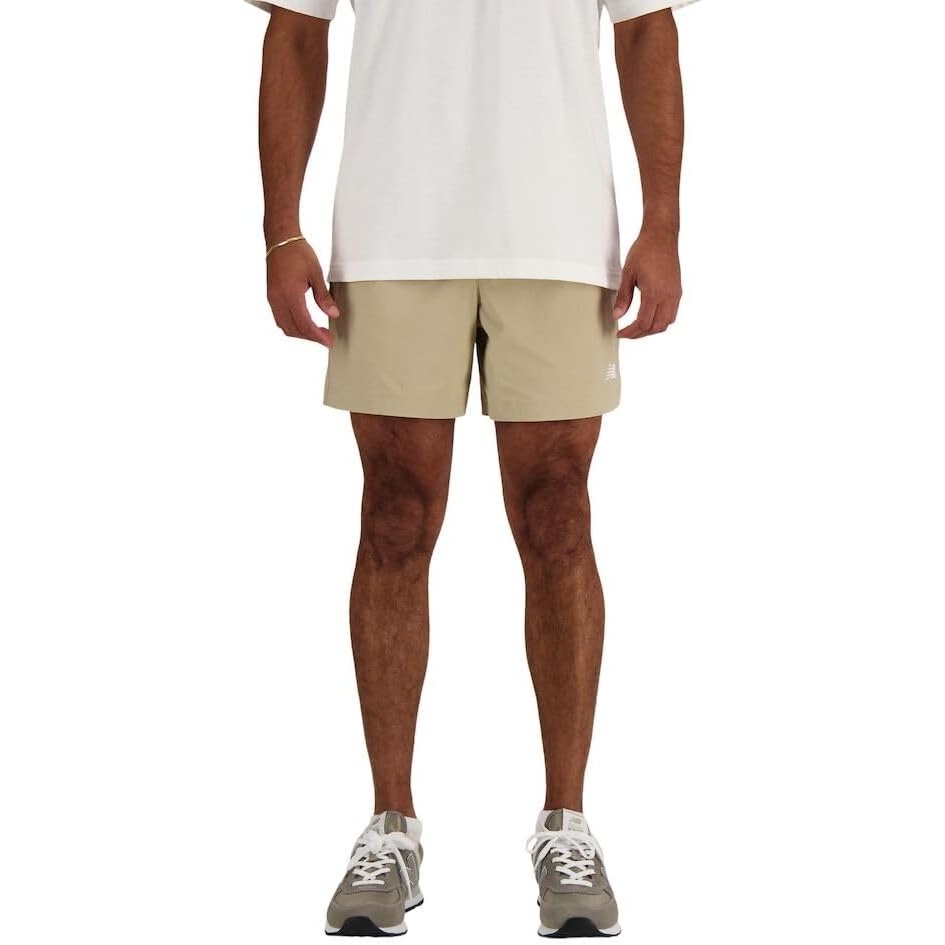 image:imageNew Balance Mens Athletics Stretch Woven Short 5Stoneware