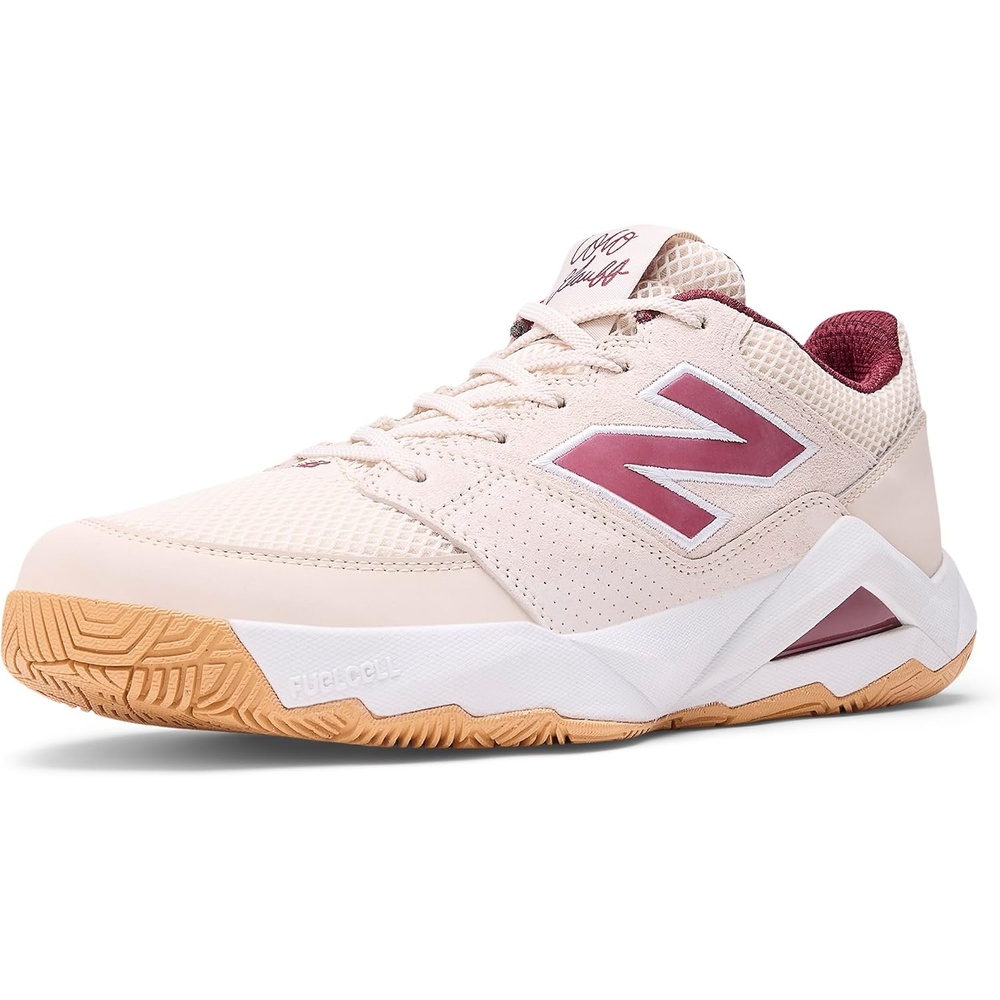 image:imageNew Balance Mens Coco Delray V2 Hard Court ShoesBisqueMonarch BurgundyGum