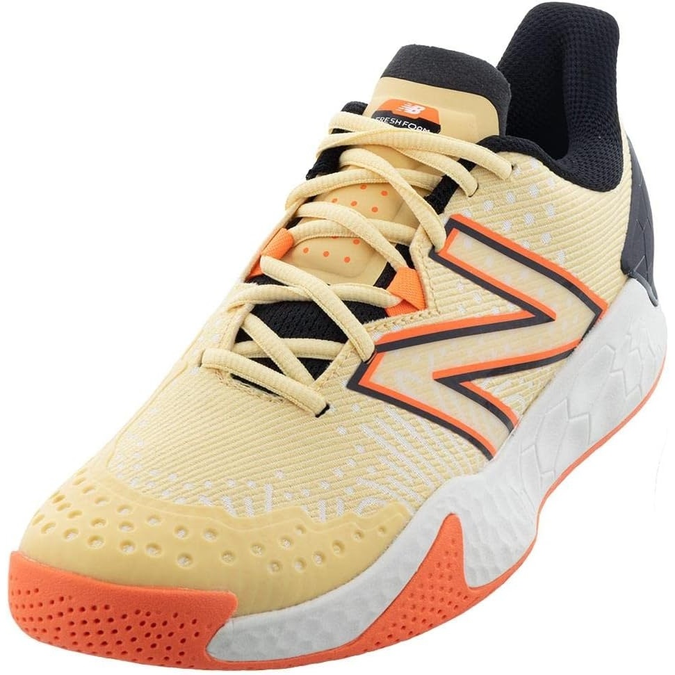 image:imageNew Balance Mens Fresh Foam X Lav V2 Hard Court Tennis ShoeRaw SugarNeon DragonflyBlack