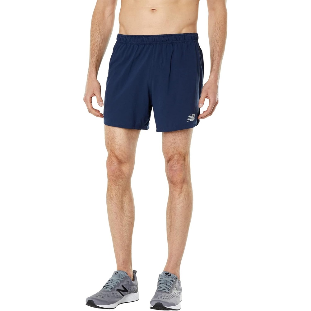 image:imageNew Balance Mens Impact Run 5 Inch ShortNatural Indigo