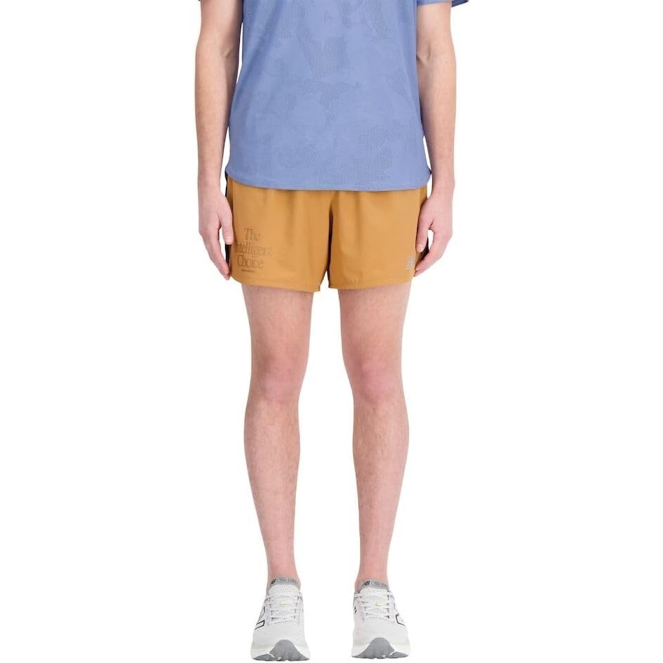 image:imageNew Balance Mens Impact Run 5 Inch ShortTobacco