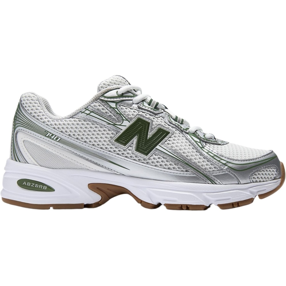 image:imageNew Balance Mens MC996 Lightweight Tennis ShoeGrey MatterDark Alpine GreenReflection