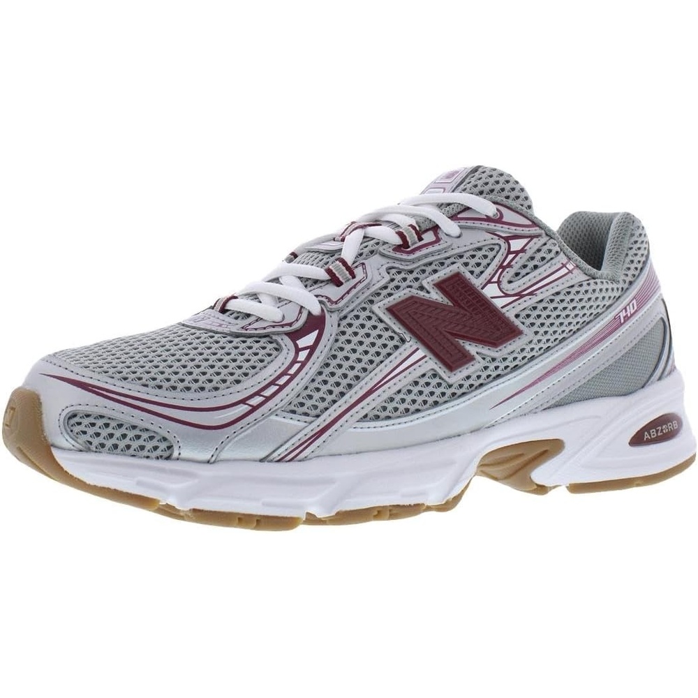 image:imageNew Balance Mens MC996 Lightweight Tennis ShoeRosy RedGreySilver Grey