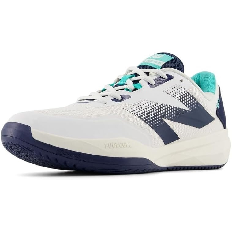 image:imageNew Balance Mens MC996 Lightweight Tennis ShoeWhiteNb NavyCyber Jade
