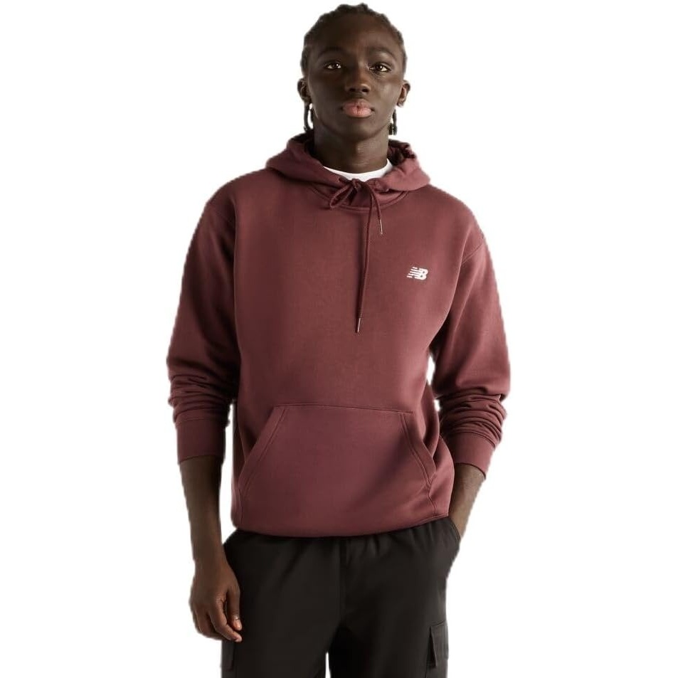 image:imageNew Balance Mens Sport Essentials Fleece HoodieCherry Leather