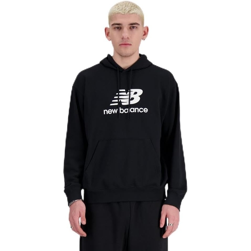image:imageNew Balance Mens Sport Essentials Fleece Logo HoodieBlack