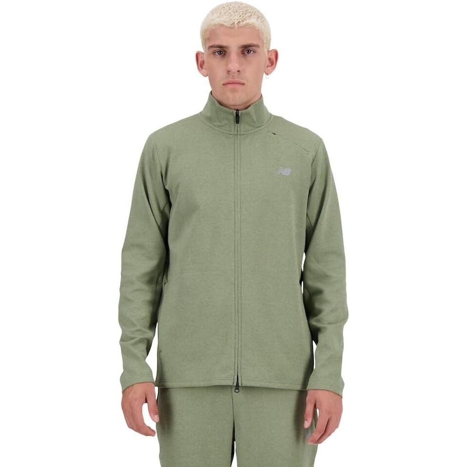 image:imageNew Balance Mens Tech Knit Full ZipDark Olivine