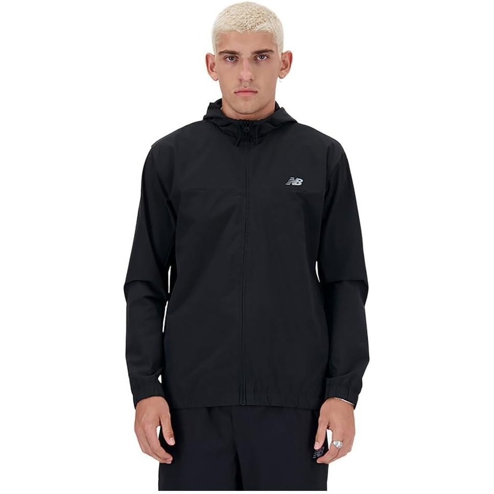 image:imageNew Balance Mens Woven Full Zip JacketBlack