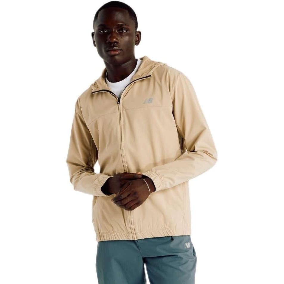 image:imageNew Balance Mens Woven Full Zip JacketStoneware