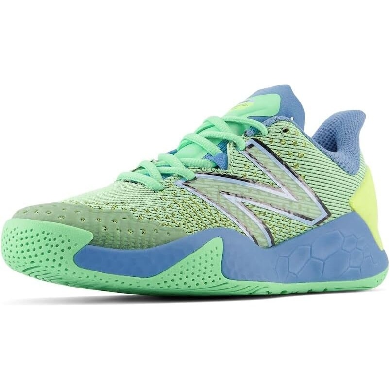image:imageNew Balance Womens Fresh Foam X Lav V2 Hard CourtElectric JadeHeritage Blue