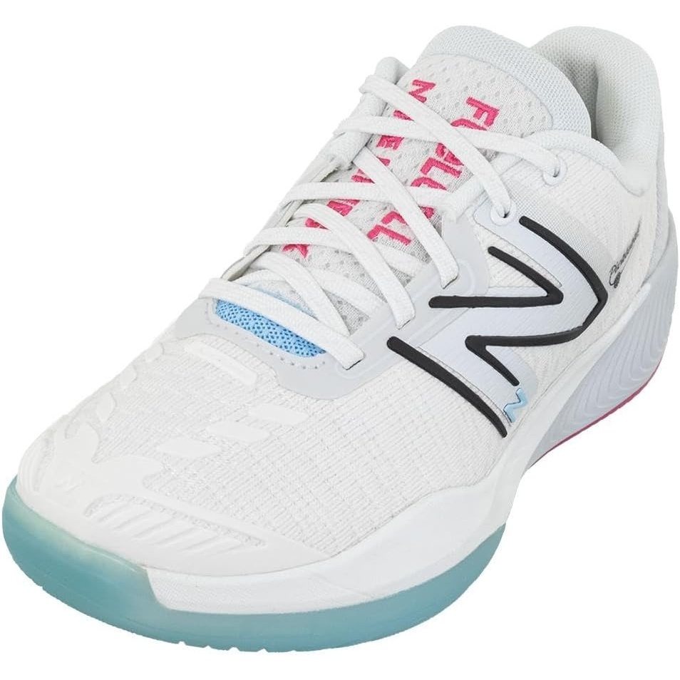 image:imageNew Balance Womens FuelCell 996 V5 Hard CourtWhiteGreyTeam Red