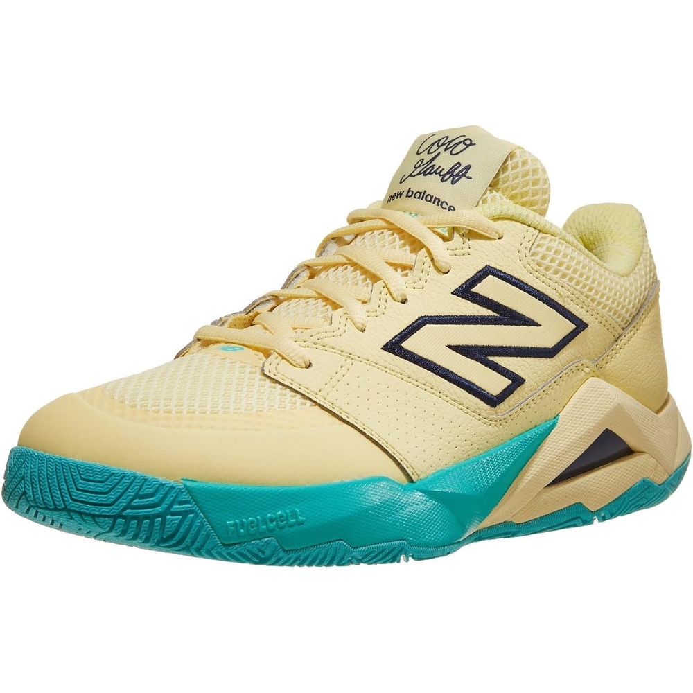 image:imageNew Balance Womens FuelCell Delray V2 Tennis ShoesParchmentNb Navy