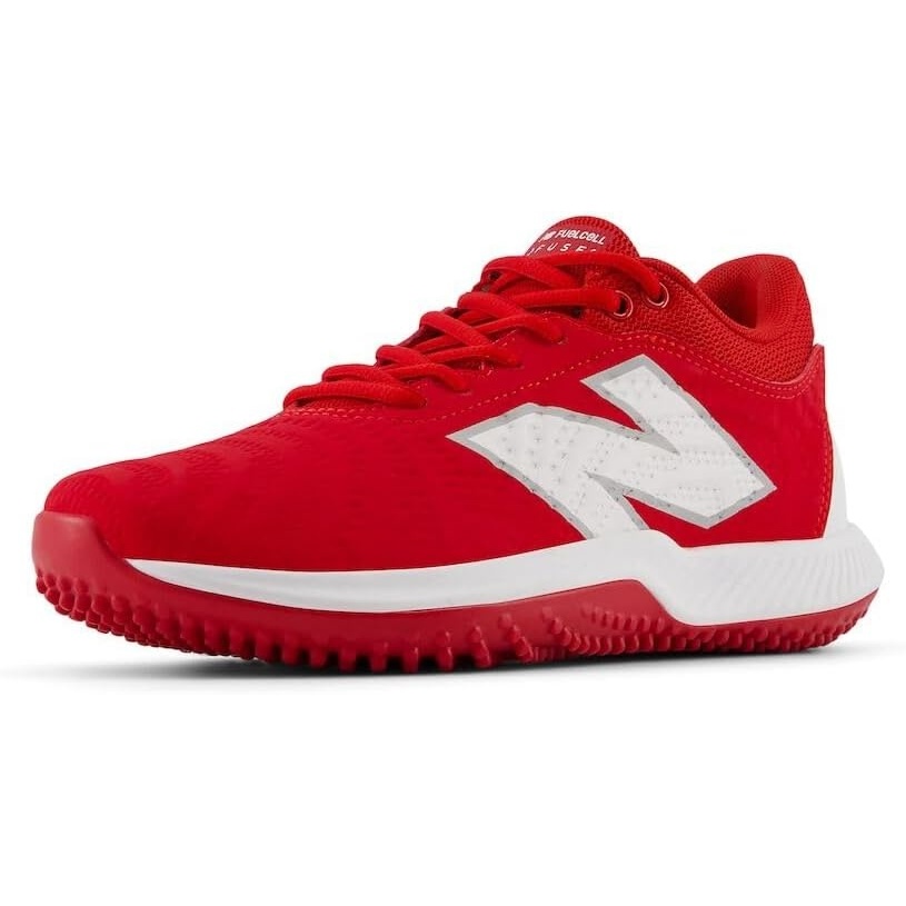image:imageNew Balance Womens FuelCell Fuse V4 Turf Trainer  Softball ShoesTeam RedOptic White