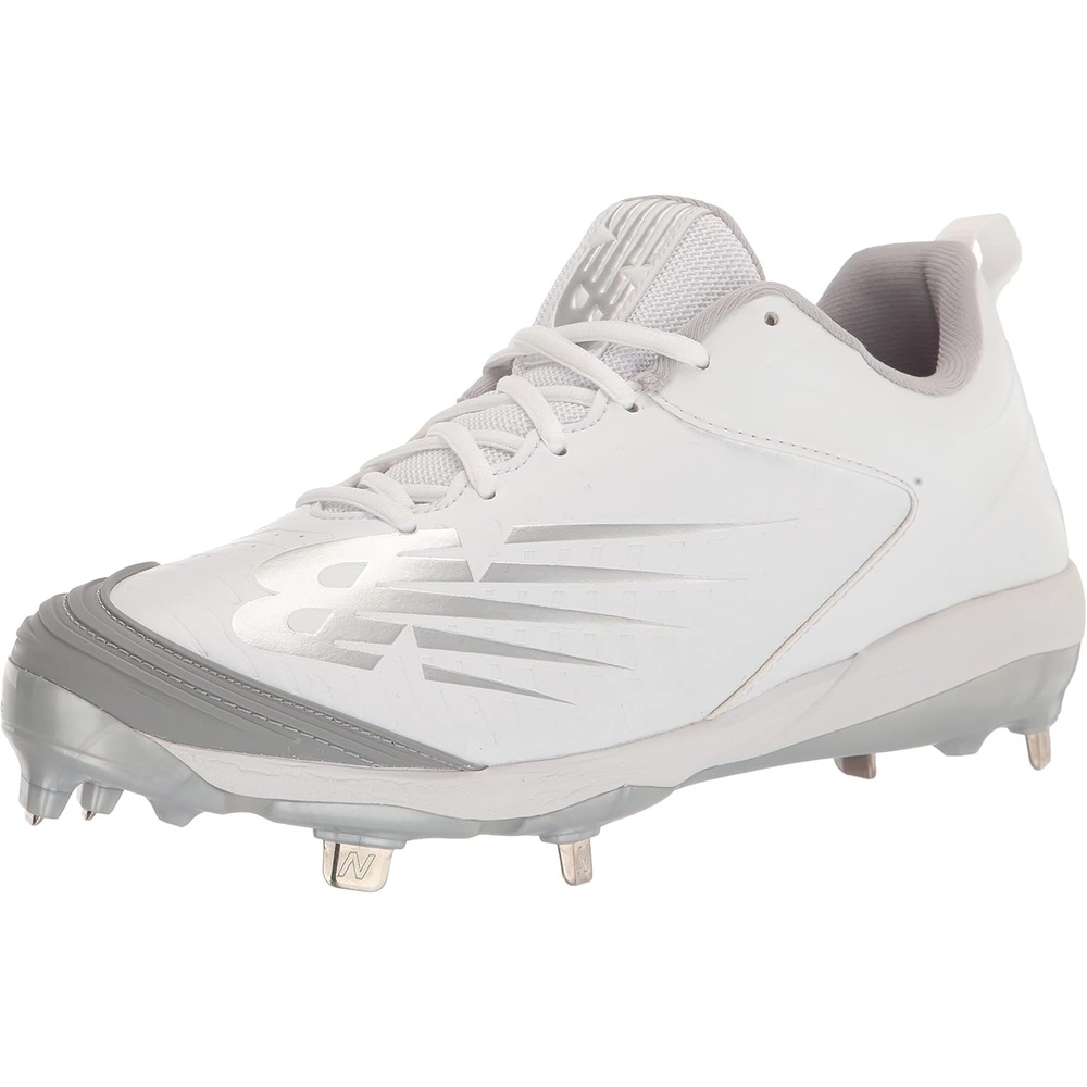 image:imageNew Balance Womens Fuse V3 Metal Pitch Softball ShoeWhiteWhite