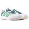 New Balance Men’s 696 V4 Hard Court Tennis Shoe(White/Green)