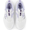New Balance Men’s 696 V4 Hard Court Tennis Shoe(White/Grey/Dusk Shower)