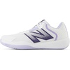 New Balance Men’s 696 V4 Hard Court Tennis Shoe(White/Grey/Dusk Shower)