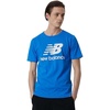 New Balance Men’s Essentials Stacked Logo Tee(Serene Blue)