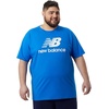 New Balance Men’s Essentials Stacked Logo Tee(Serene Blue)