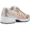 New Balance Men’s MC996 Lightweight Tennis Shoe(Calcium/Bright Lavender)