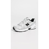 New Balance Men’s MC996 Lightweight Tennis Shoe(White/Metallic Silver/Black)