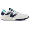 New Balance Men’s MC996 Lightweight Tennis Shoe(White/Nb Navy/Cyber Jade)