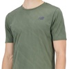 New Balance Men’s Q Speed Jacquard Short Sleeve(Deep Olive Green)