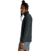 New Balance Men’s Space Dye 1/4 Zip(Black Heather)