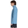 New Balance Men’s Space Dye 1/4 Zip(Shoreline Blue Heather)
