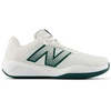 New Balance Womens 696 V6 Tennis Shoe(White/Marsh Green)