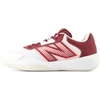 New Balance Womens 696 V6 Tennis Shoe(White/Monarch Burgundy)