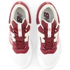 New Balance Womens 696 V6 Tennis Shoe(White/Monarch Burgundy)