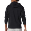 New Balance mens Nb Essentials Stacked Logo Pullover Hoodie(Black)
