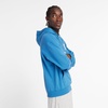 New Balance mens Nb Essentials Stacked Logo Pullover Hoodie(Blue Agate)