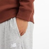 New Balance mens Sport Essentials Fleece Crew(Rich Oak)
