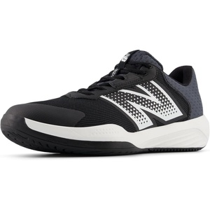 New Balance Men’s 696 V4 Hard Court Tennis Shoe(Black/White)