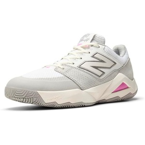 New Balance Men’s Coco Delray V2 Hard Court Shoes(Nb 102 White/Pink Heat)